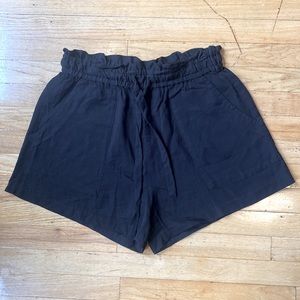 Black Wide-cut Shorts H&M conscious